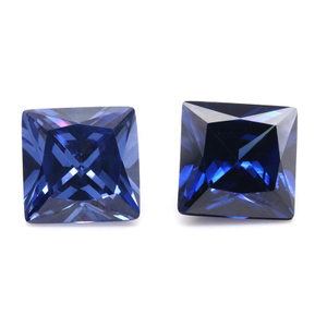 סיטונאי מפעל 3EX כחול כהה VVS Princess Cubik Zirconia