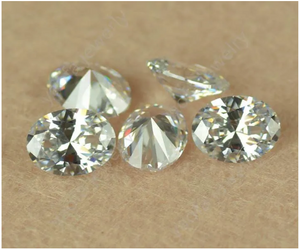 8*10 מ'מ חתך סגלגל VVS 3EX מפעל סיטונאי D צבע Moissanite