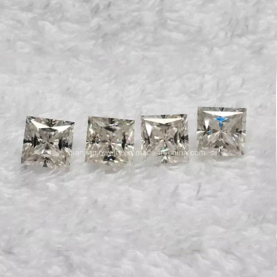 3 קראט Princess Cut Moissanite Vvs1 Diamond DE Color מחיר נמוך