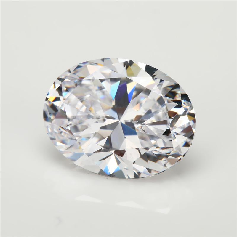 8*10 מ'מ חתך סגלגל VVS 3EX מפעל סיטונאי D צבע Moissanite