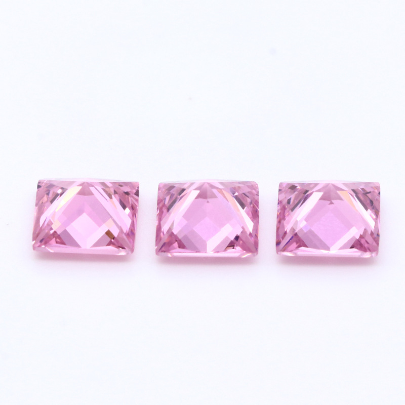 מפעל סיטונאי 3EX D צבע VVS Princess Cut Zirconia