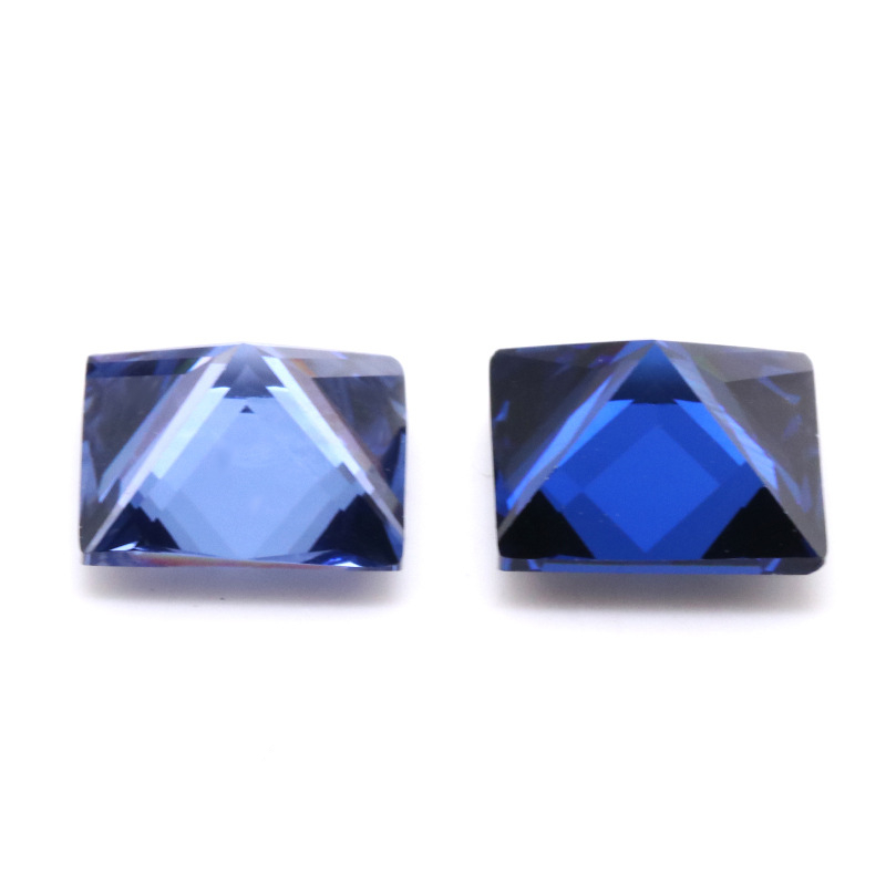 סיטונאי מפעל 3EX כחול כהה VVS Princess Cubik Zirconia