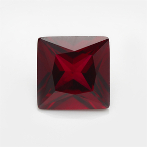 8# Princess Red Corundum סינטטי קורונדום Pigeon Blood Ruby