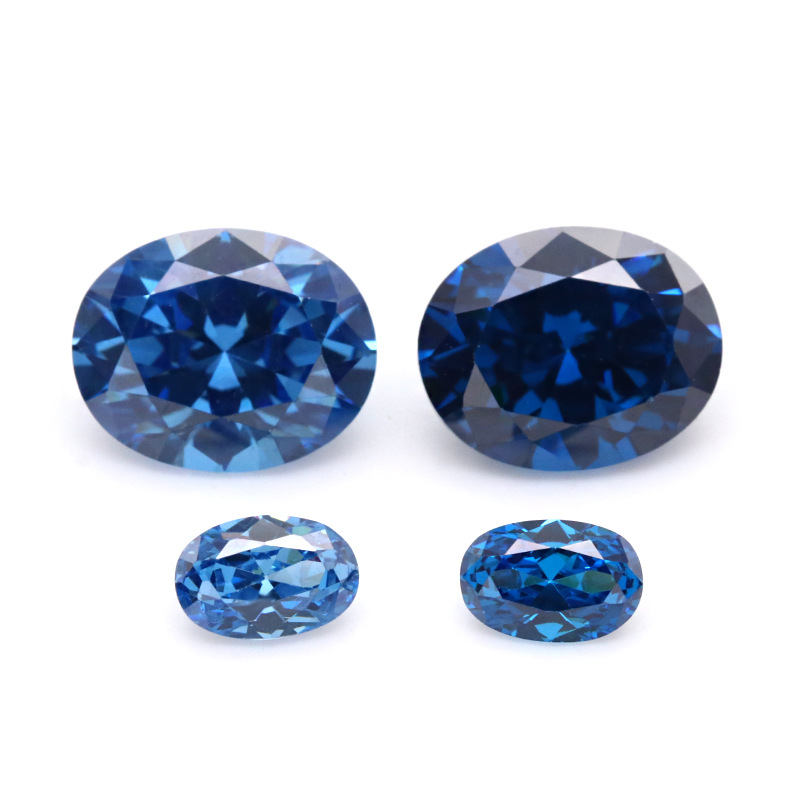 VVS Tanzanite 5A Oval 3EX Zirconia