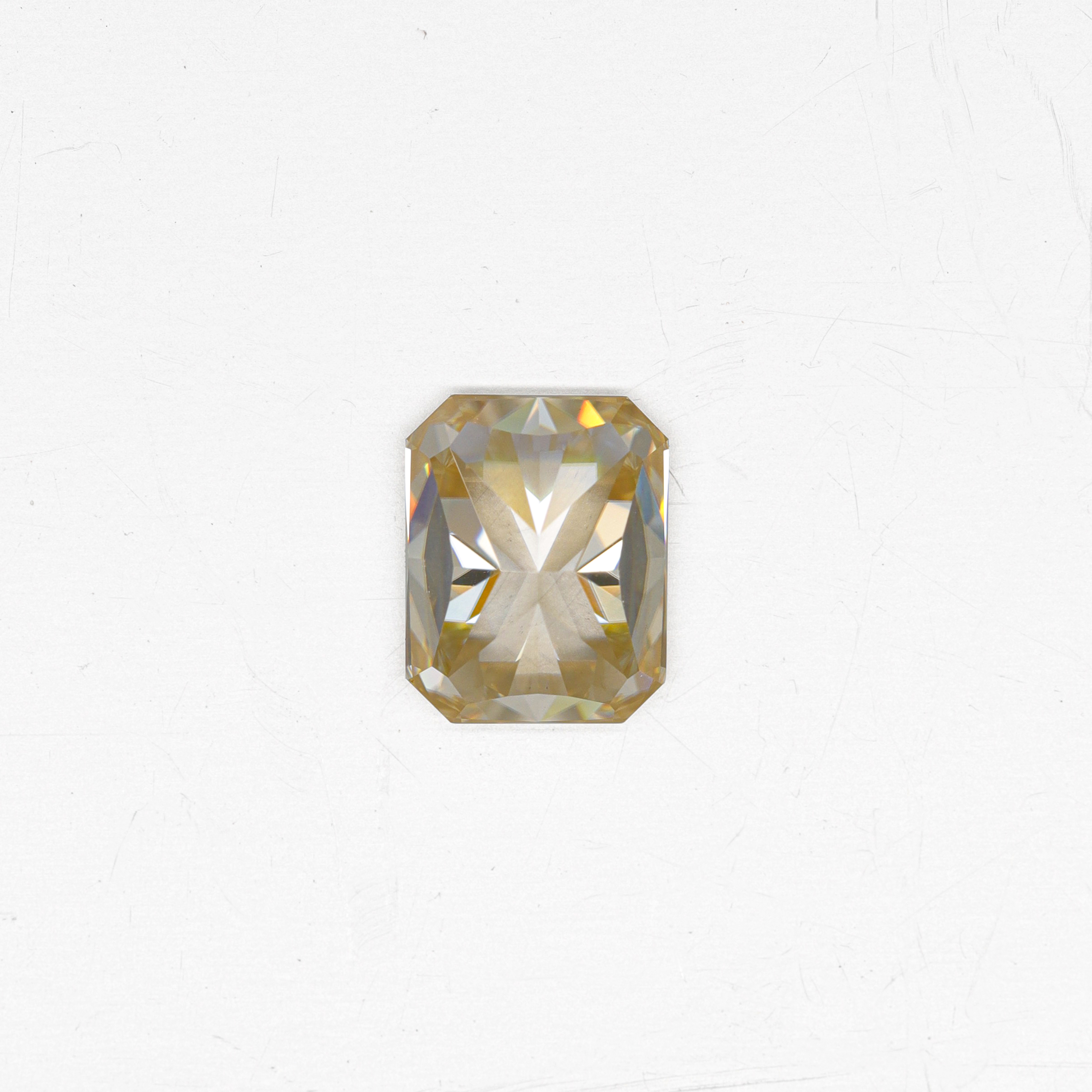 איכות מעולה קורנת חתך שמפניה VVS Morsonite Moissanite סינתטי 