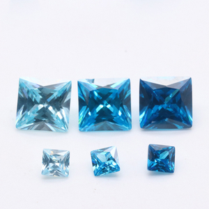 סיטונאי מפעל 3EX כחול VVS Princess Cubik Zirconia