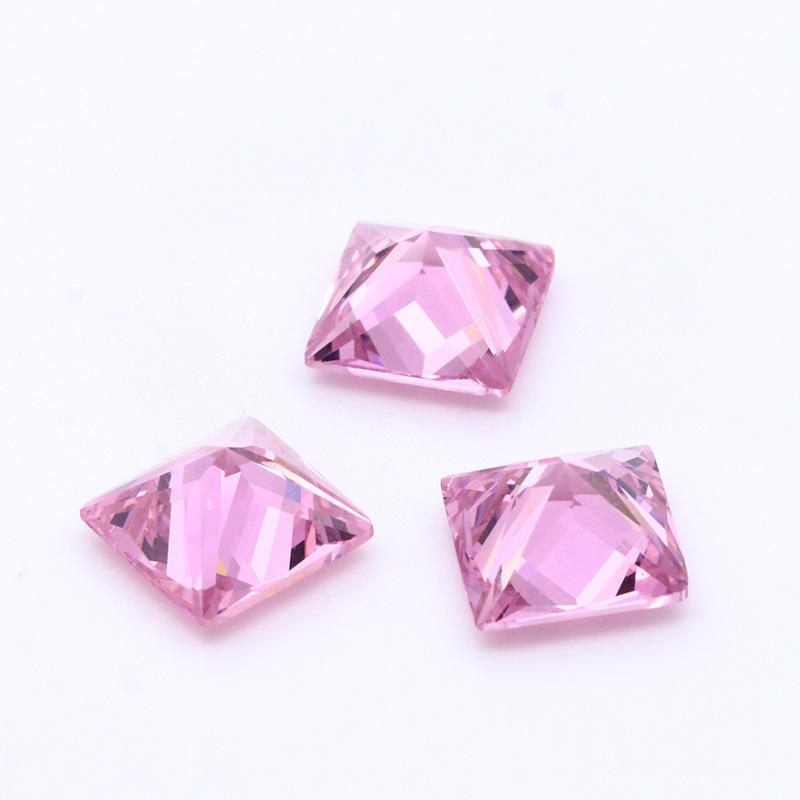 מפעל סיטונאי 3EX D צבע VVS Princess Cut Zirconia